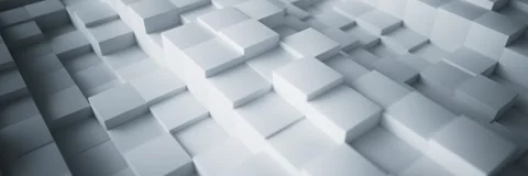 Dynamic three-dimensional block background loop 库存影片 326314208