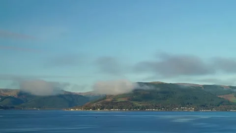 Dynamic Timelapse Cloudscape. Video stock 185407059