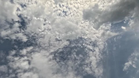 Dynamic Timelapse of Fast Moving Clouds in the Sky Stock Footage 315744786