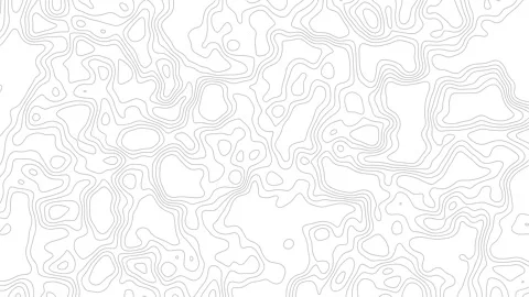 Dynamic Topography Contour Line Map Motion Graphics Background Stock Footage 316941705