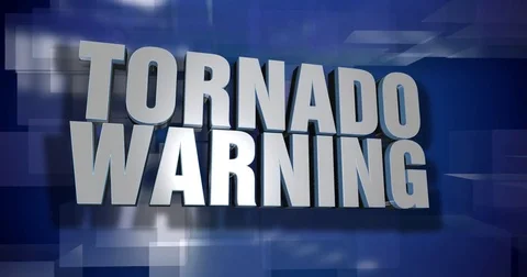 Dynamic Tornado Warning News Transition ... | Stock Video | Pond5