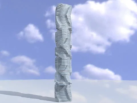 Dynamic Tower 3D Model