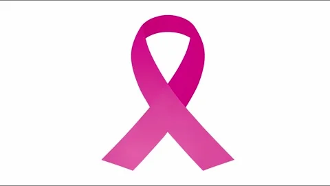 Dynamic transformation of pink ribbon symbolizing breast cancer awareness Stock Footage 315127322