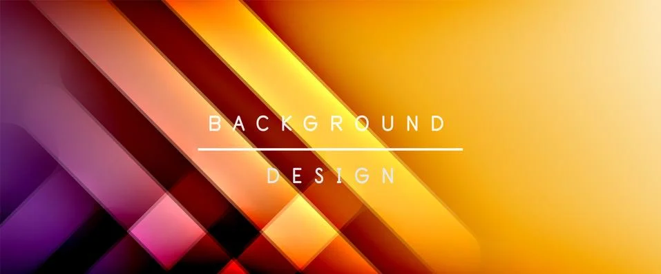 Dynamic trendy fluid color gradient abstract background with flowing wave lines Illustrazione stock