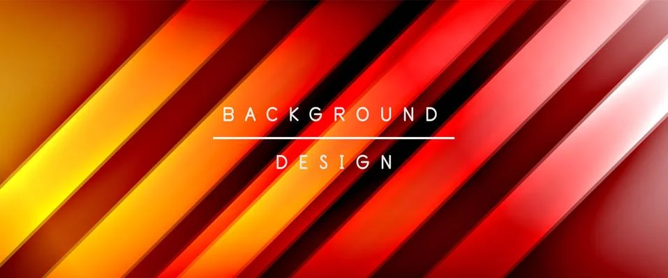 Dynamic trendy fluid color gradient abstract background with flowing wave lines Stock Illustration