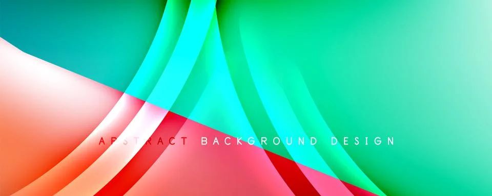 Dynamic trendy simple fluid color gradient abstract background with line effects イラスト素材
