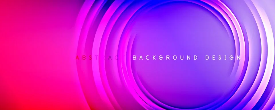 Dynamic trendy simple fluid color gradient abstract background with line effects Stock Illustration