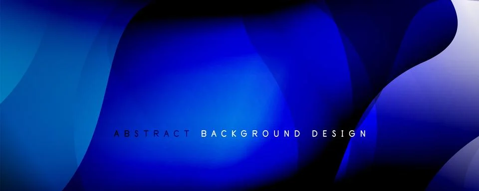 Dynamic trendy simple fluid color gradient abstract background with line effects Stock Illustration