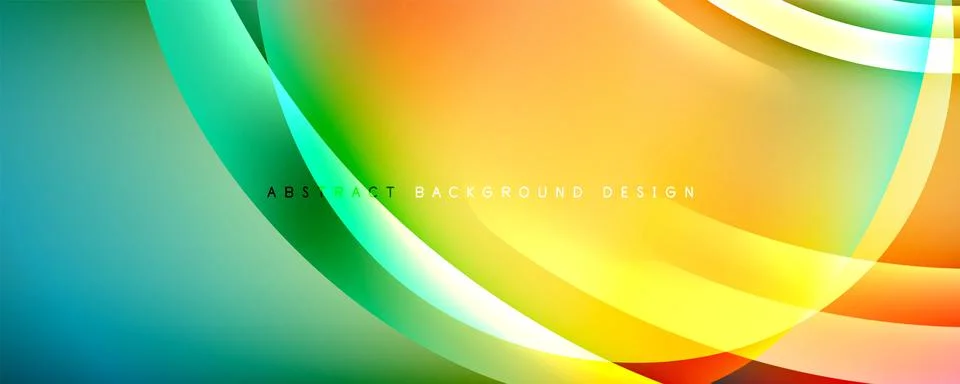 Dynamic trendy simple fluid color gradient abstract background with line effects Stock Illustration