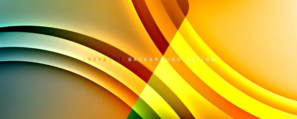 Dynamic trendy simple fluid color gradient abstract background with line effects イラスト素材