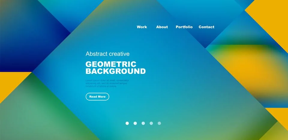 Dynamic triangle design with fluid gradient colors abstract background イラスト素材