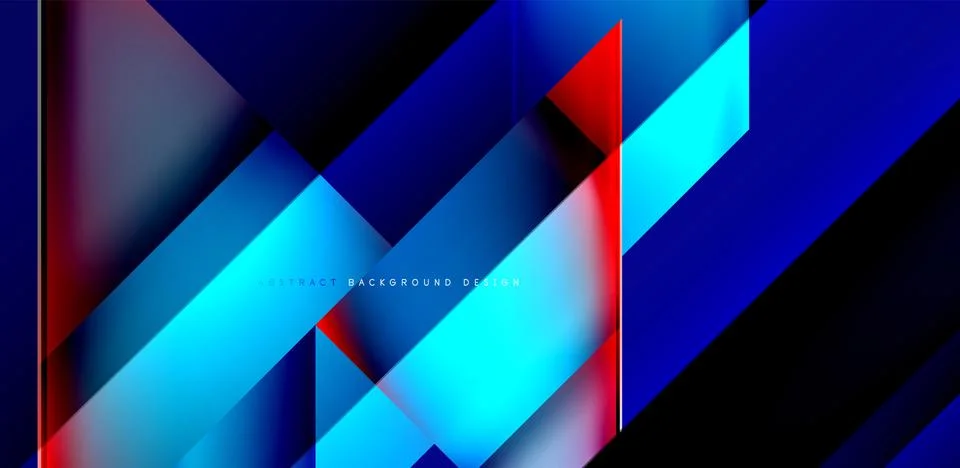 Dynamic triangle design with fluid gradient colors abstract background Illustrazione stock