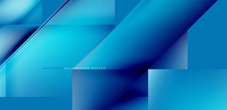 Dynamic triangle design with fluid gradient colors abstract background Illustrazione stock
