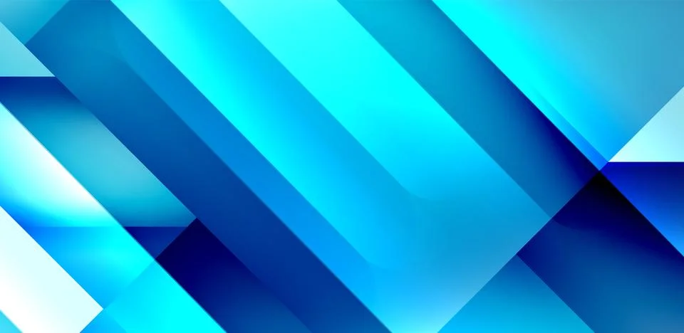 Dynamic triangle design with fluid gradient colors abstract background Stock Illustration