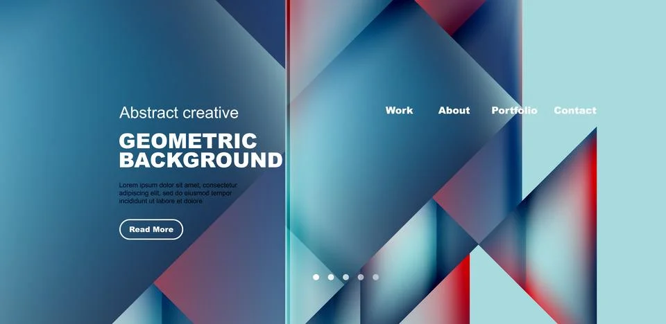 Dynamic triangle design with fluid gradient colors abstract background イラスト素材