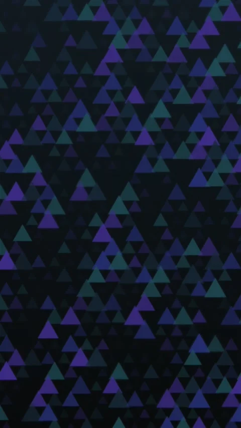 Dynamic triangle pattern in cool blue and purple tones Stock Footage 327947782