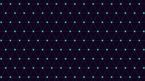 Dynamic triangular patterns in black and green Stock Footage 267048520