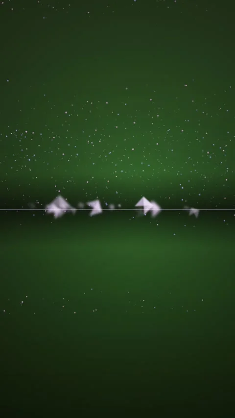 Dynamic triangular shapes move across a vibrant green background Stock Footage 327942098