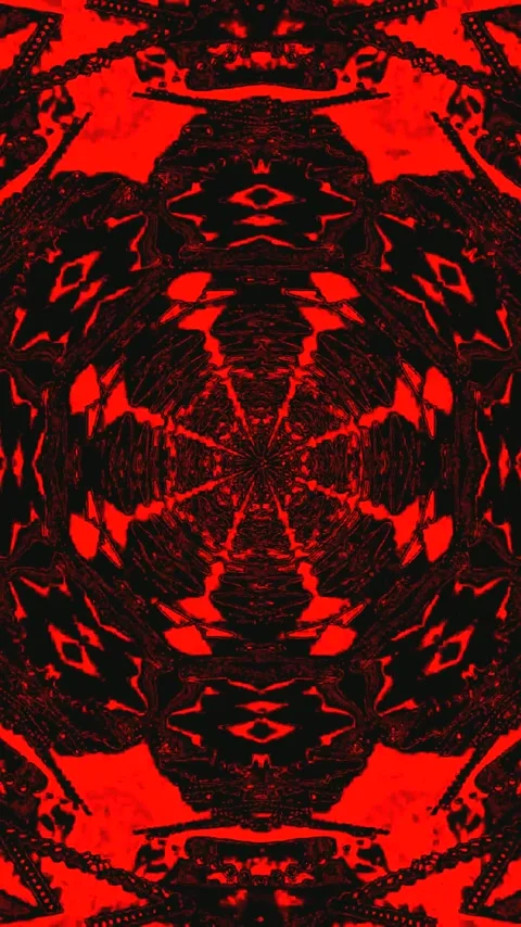 Dynamic tunnel animation loop with vibrant red hues and swirling patterns f.. Stock Footage 321570745