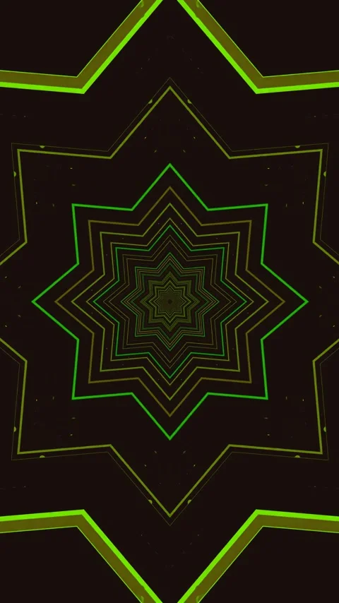 Dynamic tunnel animation with star pattern creating a seamless visual exper.. Stock Footage 321572065