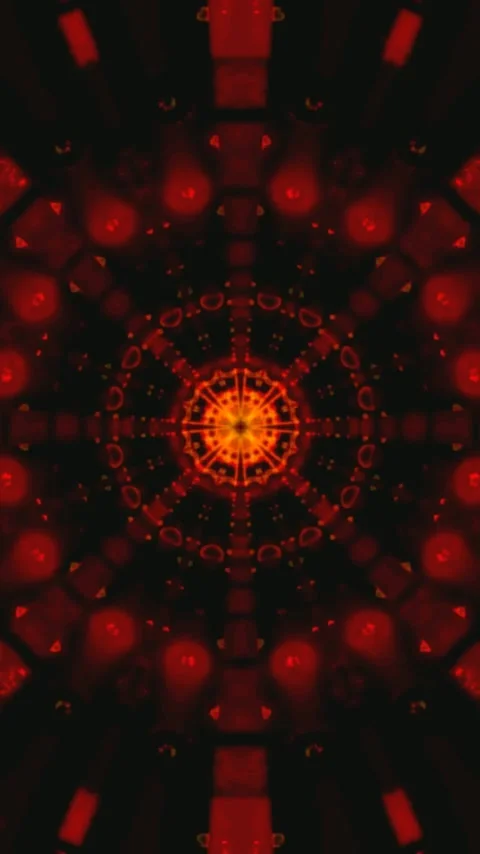 Dynamic tunnel effect creating vibrant visuals with seamless looping for en.. Stock Footage 321575726