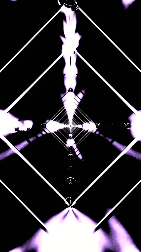 Dynamic tunnel effect video loop for immersive screensaver experience in mo.. Stock Footage 321271308