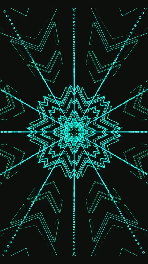 Dynamic tunnel effects loop video screensaver with vibrant neon visuals cre.. Stock Footage 321565498