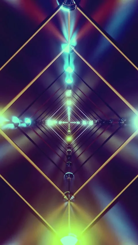 Dynamic tunnel video loop creates engaging visual experience in seamless mo.. Stock Footage 321567639