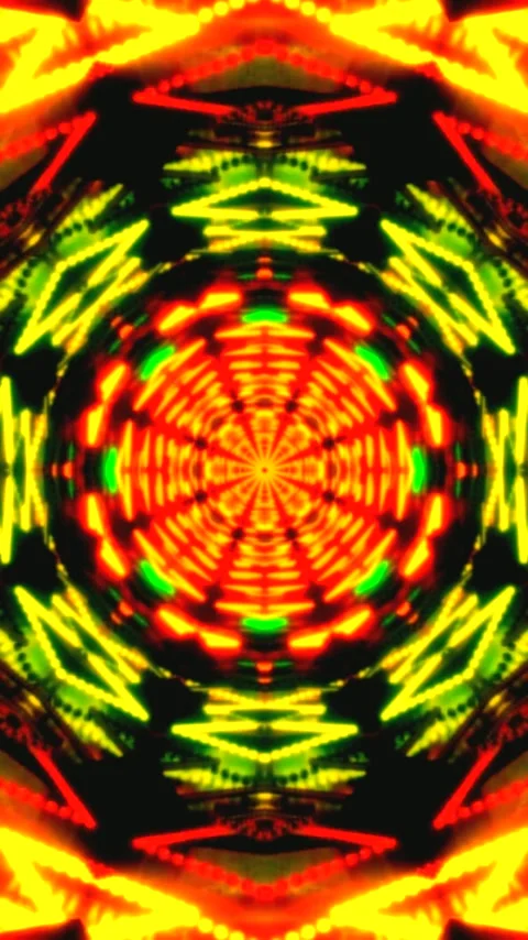 Dynamic tunnel video loop creates an immersive visual experience with vibra.. Stock Footage 321568419
