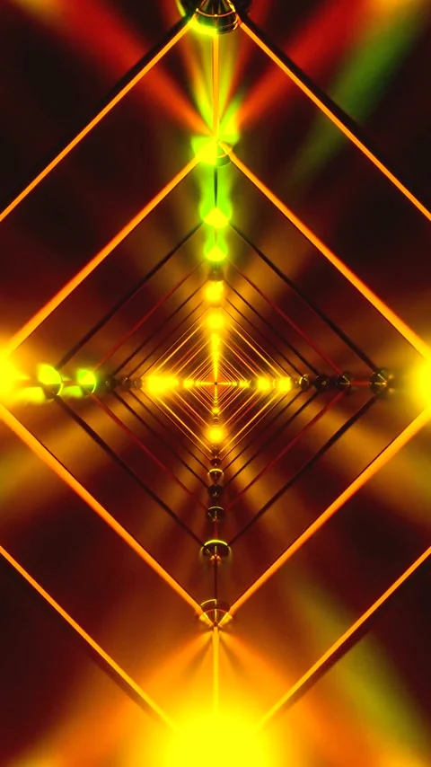 Dynamic tunnel video loop creates stunning visual experience with vibrant c.. Stock Footage 321571907