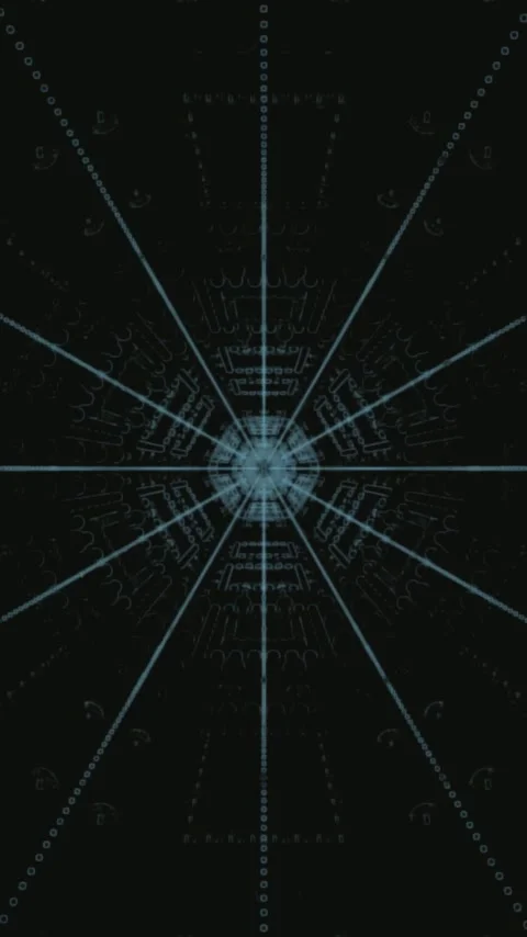 Dynamic tunnel video loop creates an immersive experience with seamless motio Stock Footage 321572420