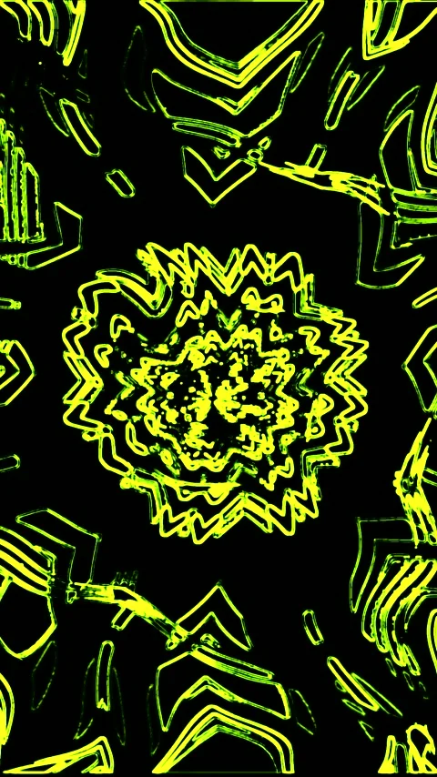 Dynamic tunnel video loop creates a vibrant visual experience for screensav.. Stock Footage 321573123