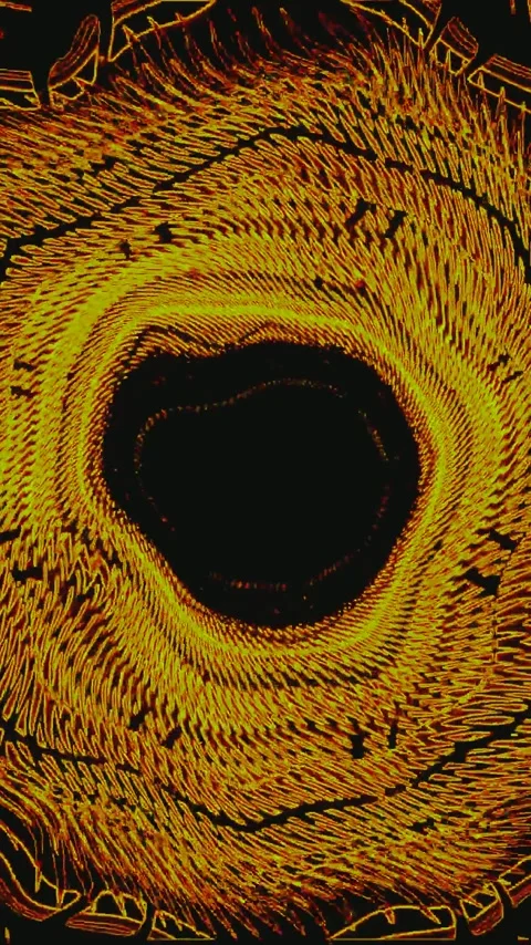 Dynamic tunnel video loop creates an immersive visual experience with vibra.. Stock Footage 321573997
