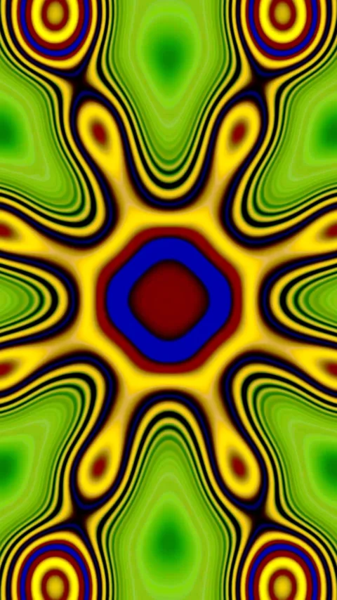 Dynamic tunnel video loop creating a seamless immersive experience in blue hu Stock Footage 320356062