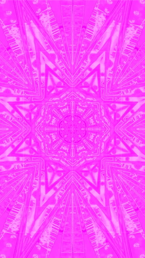 Dynamic tunnel video loop displaying vibrant pink geometric patterns for se.. Stock Footage 321272046