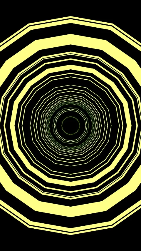 Dynamic tunnel video loop featuring seamless motion and glowing lines in a .. Vídeo Stock 321567067