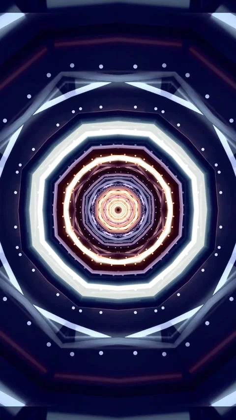 Dynamic tunnel video loop for immersive visual experience with vibrant colo.. Stock Footage 321269466