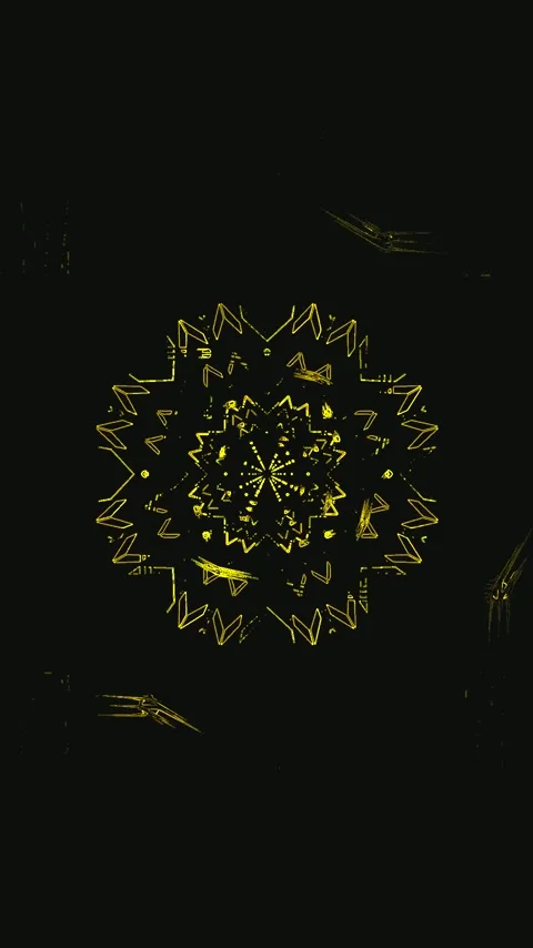 Dynamic tunnel video loop with a mesmerizing geometric pattern and seamless.. Stock Footage 321566646