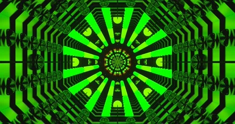 Dynamic tunnel video loop screensaver with vivid colors and seamless animat.. Stock Footage 317471592