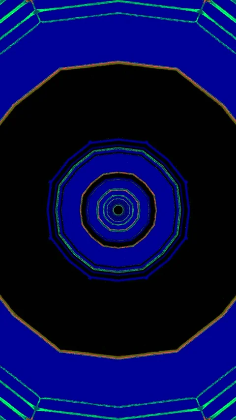 Dynamic tunnel video loop with seamless transitions creating vibrant visual.. Stock Footage 321263201
