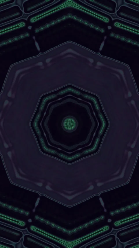 Dynamic tunnel video loop with seamless visuals that create mesmerizing pat.. Video stock 321571458