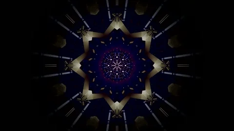 Dynamic tunnel video loop showcases intricate patterns with seamless transi.. Stock Footage 320380644
