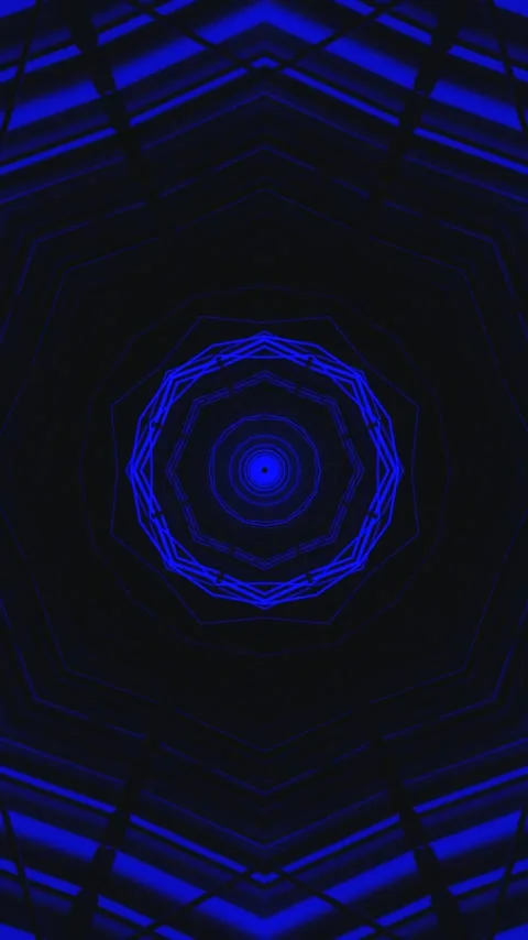 Dynamic tunnel video loop showcasing seamless motion with vibrant Stock Footage 318180397