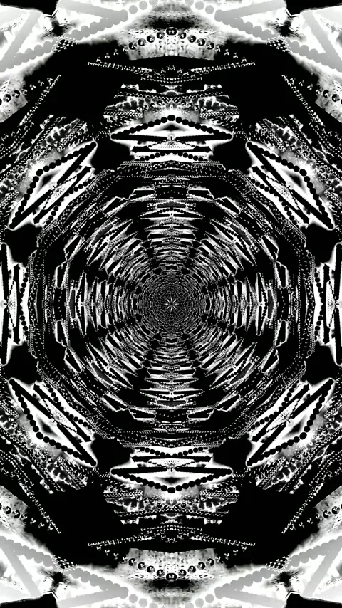 Dynamic tunnel video loop showcasing mesmerizing patterns in a seamless and.. Stock Footage 321263114