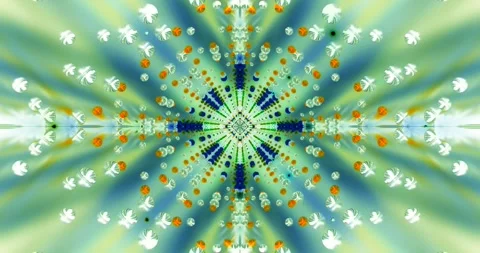Dynamic tunnel video loop with vibrant colors and seamless transi Stock Footage 317961833