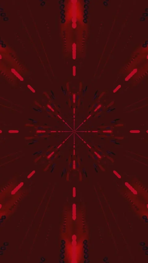 Dynamic tunnel video loop with vibrant red tones for immersive screensaver .. Stock Footage 321270127