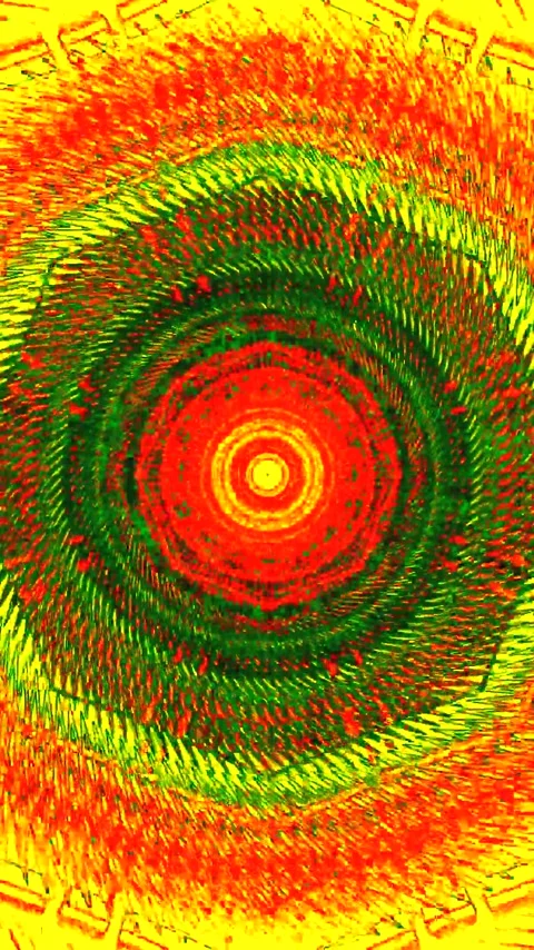 Dynamic tunnel video loop with vibrant colors for engaging screensaver expe.. Stock Footage 321565207