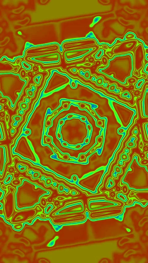 Dynamic tunnel video loop with vibrant colors and patterns create an immers.. Stock Footage 321567352