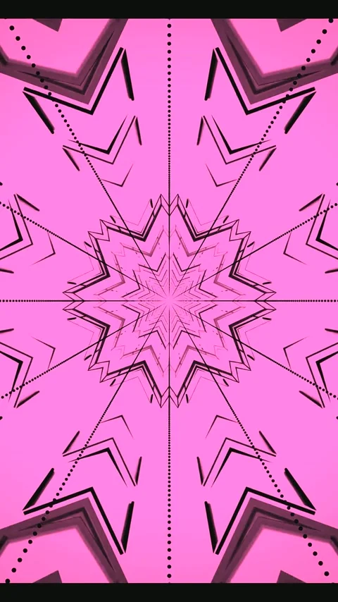 Dynamic tunnel video loop in vibrant pink with geometric patterns for engag.. Stock Footage 321571293
