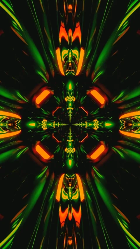 Dynamic tunnel video loop with vibrant colors and seamless visuals for imme.. Stock Footage 321572839